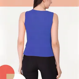 SSTAIR Ribbed Cut Out Tank Top-image-35