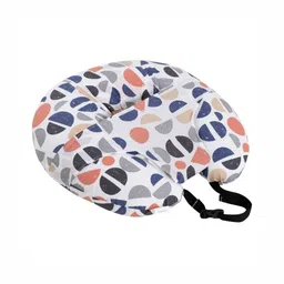 wakefit White Printed 5-in-1 Nursing Fibre Filling Cotton Baby Pillow image 4