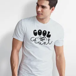 Seekbuylove Men Typography Printed Bio Finish T-shirt image 4
