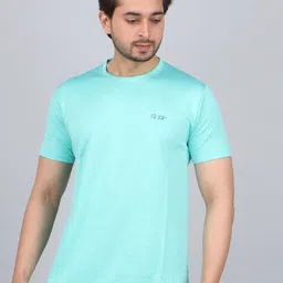 WILD ELEPHANT Men Solid Round Neck T-shirt-picture-17