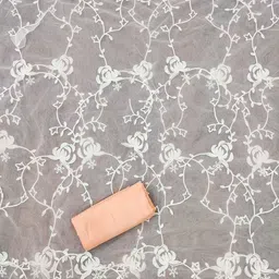 SHADOW & SAINING Floral Printed Unstitched Dress Material image 3