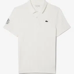 Lacoste Striped Self Design Polo Collar Ultra Dry Sports T-shirt image 2