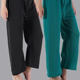 CROWN KING Women Easy Wash Trousers-image-96