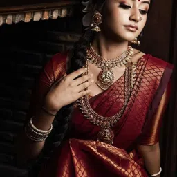 bansari textiles Woven Design Silk Cotton Kanjeevaram Saree image 3