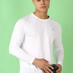 V-Mart Men Solid Round Neck T-shirt-picture-17