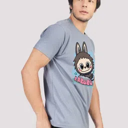 Greylongg Typography Printed Round Neck Cotton Regular Fit T-shirt image 4