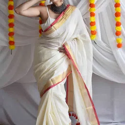 Sundarii Pure Cotton Handloom Saree-image-3