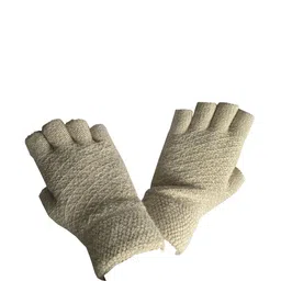 Moda Rapido Women Patterned Woollen Fingerless Gloves image 4