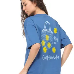 NOBERO Drop-Shoulder Sleeves Oversized Pure Cotton T-shirt image 2