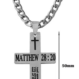shiv jagdamba Sterling Silver Stainless Steel Pendant image 2