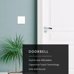 iotics Touch Door Bell Control (White Variant) Smart Switch image 3