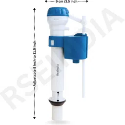 rseindia 8 Inch Master Flush Kit with High Pressure Valve Dual Flush Tank image 4