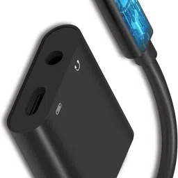 SANNO WORLD Black Type C to3.5mm Audio and Charger Adapter 2-in-1 USB C Splitter Aux,Fast Charging Phone Converter-picture-21