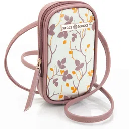 Girls Pink, White Mobile Pouch-image-20