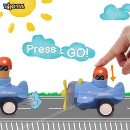 hinik Push &Go with pull back Friction Powered Vehicles (Including Airplane,Train) image 3