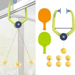 kiti kittz Indoor Hanging Table Tennis Training Device PingPong Trainer Parent Child Tennis Kit image 4