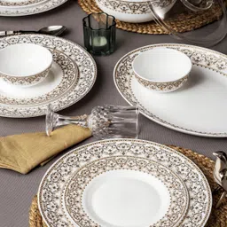 cello Pack of 29 Opalware Glass Dinner Set of 29pcs Dinner Set-picture-11