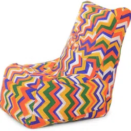 style homez XL CANVAS CLASSIC CHAIR, Cotton Canvas Stripes Printed Bean Bag Chair With Bean Filling-picture-33