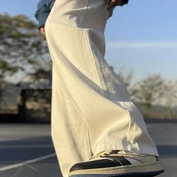 zaba Men Loose Fit Mid Rise Beige Jeans image 2