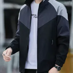 christy world Men Colorblock Casual Jacket image 1