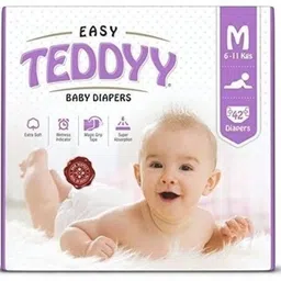 teddy easy Tape diaper - Medium (42 pieces) - M (42 Pieces) - M (42 Pieces) - M-picture-24
