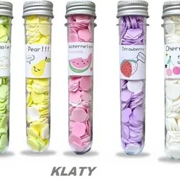 klaty 5 Tube Bottle Soft Paper Soap with Fragrance Tube Shape Bottle,Travel Soap|03-picture-28