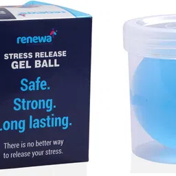 renewa Gel Ball Safe Strong Long lasting for Wrist Muscles Post fracture exercise Blue-picture-10