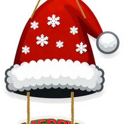 shreelakshmi Merry Christmas Cap Wall & Door Hanging For Home, Party Church Decorations-picture-35