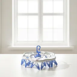 grabello Drying Cloth Hanger With 24 Pegs Plastic Cloth Clips image 2