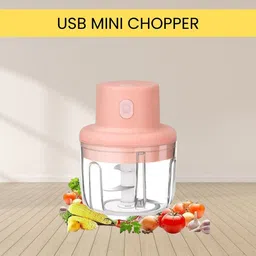 clairbell Mini Rechargeable Chopper, Electric Chopper for Onion, Garlic and VegetableA7 Electric Vegetable & Fruit Chopper-picture-28