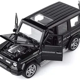 pinque 1:32 Die-Cast Black Benz G65 AMG Toy Vehicle Pull Back with Lights and Sound image 1