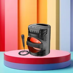 GUGGU DJ Box Speaker with FM Radio, Mic & USB Pen Drive 5W Bluetooth SpeakerXV25 5 W Bluetooth Party Speaker-picture-13