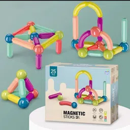 neom Magnetic Stick Building Blocks Game for Kids 25 Pcs-picture-43
