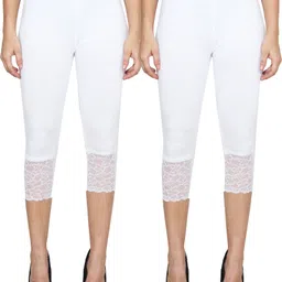 lgc Women White Capri-picture-28