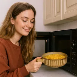 simply soho Ceramic Serving Bowl Ceramic Snack Bowl with Handle image 5