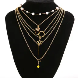 jewels galaxy Layered Gold-plated Plated Alloy Layered-picture-25