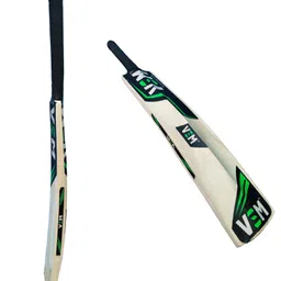 vsm Size 5 Full Size Double Blade Popolar Cricket Bat for Tennis Ball Poplar Willow Poplar Willow CricketBat For 10 - 12 Yrs image 2