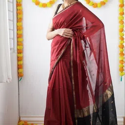 banarasi Woven, Embroidered, Self Design Kanjivaram Pure Silk, Jacquard Saree image 4