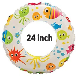kidzoo Swimming Tube Ring 24'' With Swimming Google Inflatable Beach Toy Pool Accessorie Swim Floatation Belt image 4