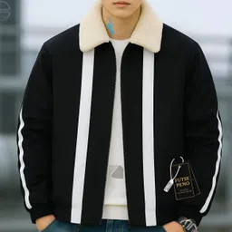 futse peno Men Colorblock Casual Jacket image 3