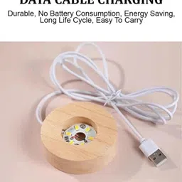 hardmet 3D Ball crystal light for Home decoration Night Lamp image 4