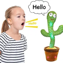 citrine Premium Talking Dancing Singing Cactus Learning Toy Musical Toy for Boys Girls-picture-25