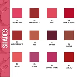 Seven Seas Pack of 4 Matte With You Lipstick, 3.8g each image 4
