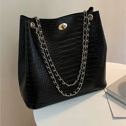 lstyle Women Black Shoulder Bag-picture-18