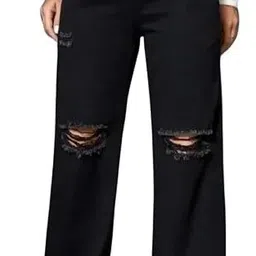 star4well Women Regular Mid Rise Black Jeans-picture-43