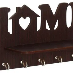 herbonoor Wooden Wall Key Holder | Multipurpose Key Stand for Home Wood Key Holder image 3