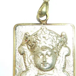 numeroastro Shri Chandra Pendant In Brass For Good Fortune & Peace Brass Brass Pendant-picture-39