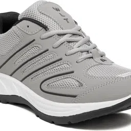 asian Bullet-02 sports shoes for men | Latest Stylish Casual sport shoes for men | running shoes for boys | Lace up Lightweight gray shoes for running, walking, gym, trekking, hiking & party Running Shoes For Men image 5