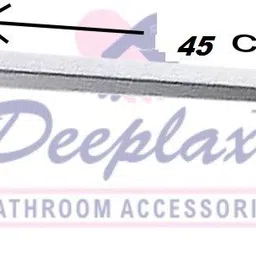 deeplax 18" towel rod square combo-2 pcs silver Towel Holder image 3