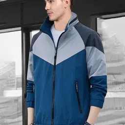 natris Men Colorblock Casual Jacket image 1